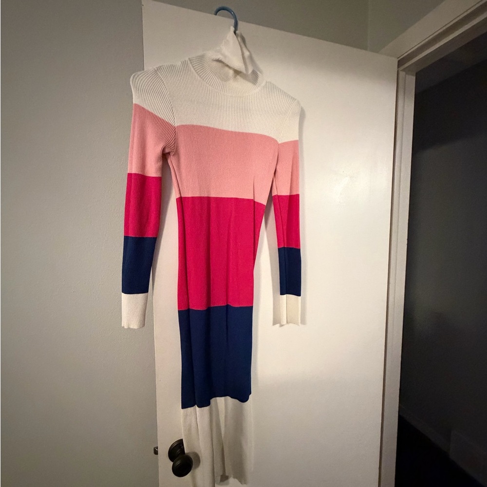 Colorblock Knit Dress